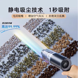 车载吸尘器无线干湿充电车家用手持大功率大吸力四合一吸尘器