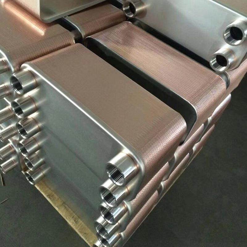 厂家直供不锈钢钎焊式热交换器空压机配套板式换热器