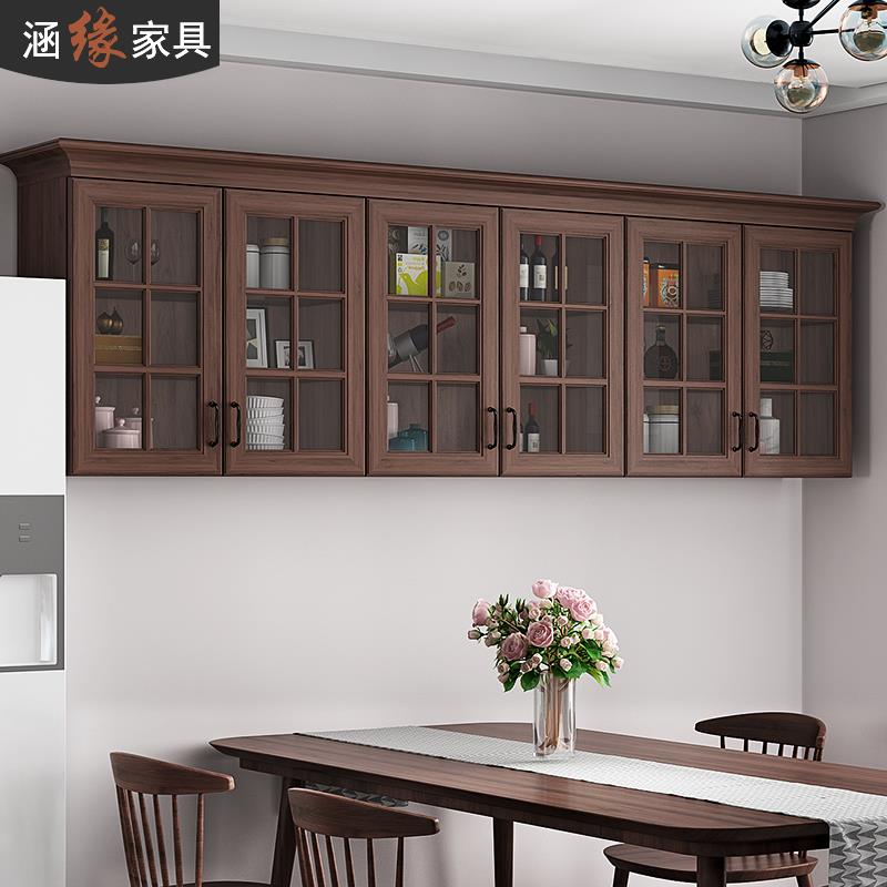 厨房吊柜墙壁柜置物架客厅顶柜卧室阳台壁挂式储物柜定制7DG-901
