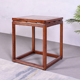 新中式 简约置物架边桌 全实木角几边几木质方几桌沙发原木简约整装
