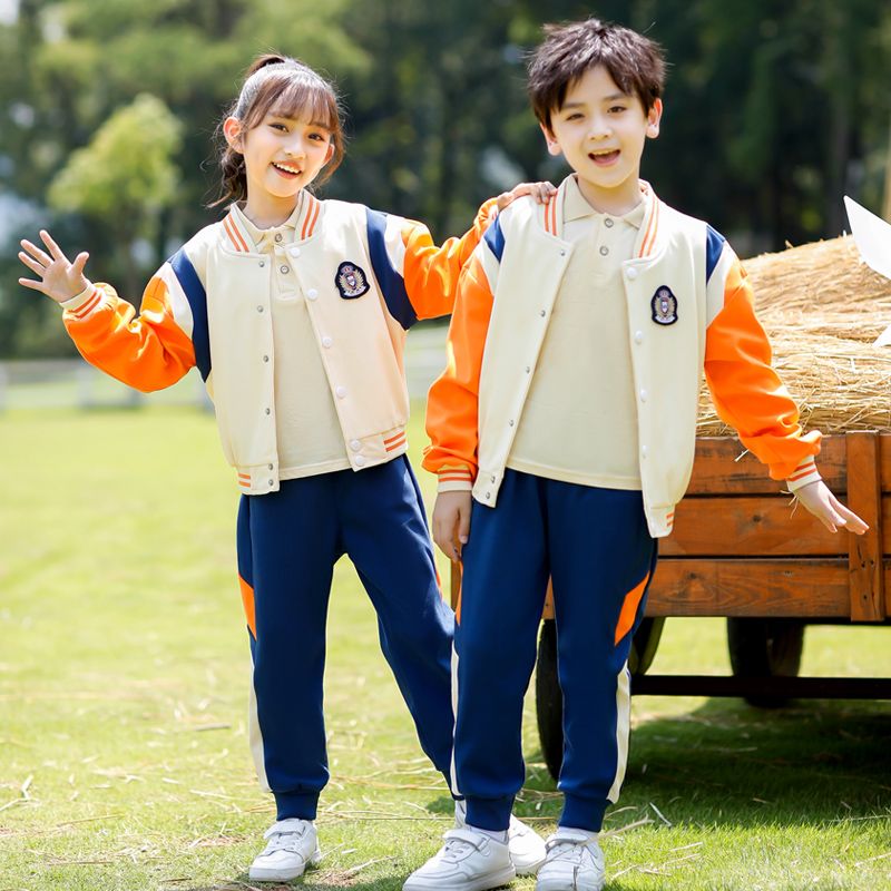 幼儿园园服春秋新款棒球服套装小学生校服运动休闲服男女儿童班服