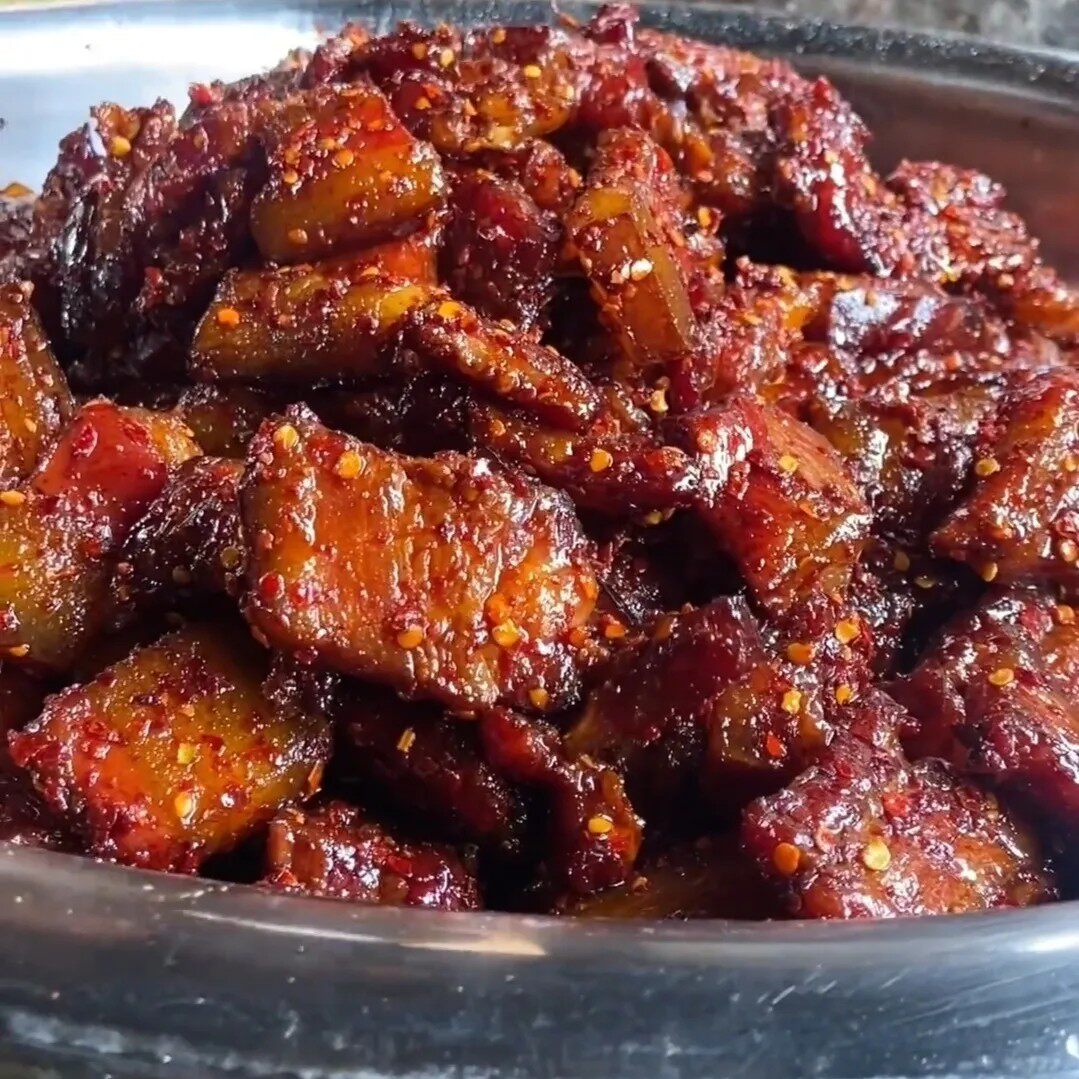 湖南永州道州特产农家五花肉道州(扎肉)手工制作加热即食预制品