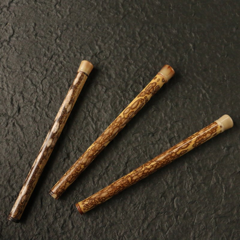 现货速发老料湖南九嶷山梅精选老料苏工制作白牛角香道香筒竹