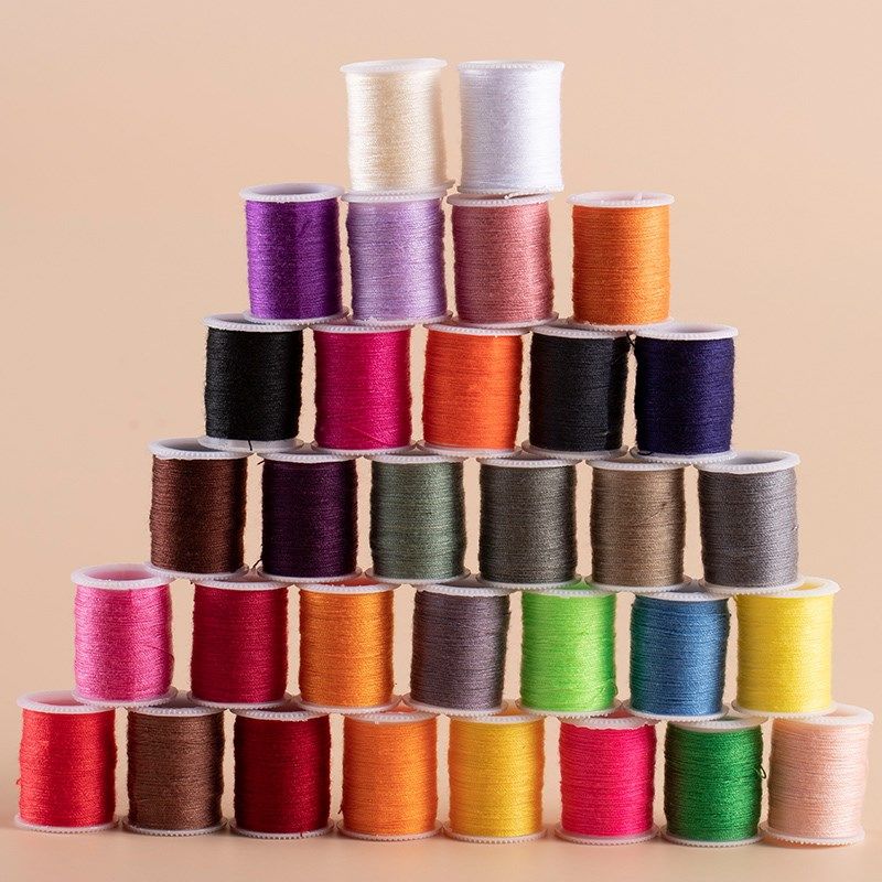 64色家用缝衣服线小卷402缝纫机梭芯线缝纫线手缝针线盒套装,居家布艺,线盒,淘宝优惠券,粉丝福利购,淘宝优惠卷