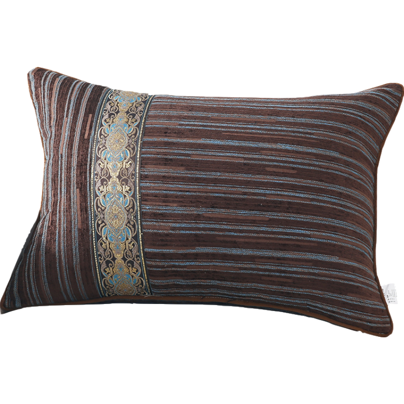 雪尼尔抱枕套加厚布艺大靠背60长方形80沙发靠枕靠垫套可定制尺寸