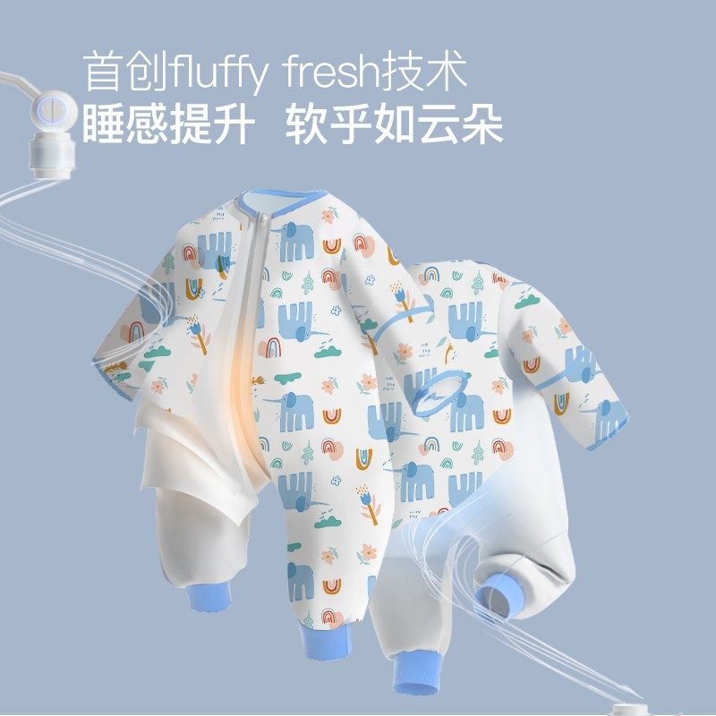 婴儿睡袋宝宝纯棉春秋冬款秋冬季儿童中大童防踢被子神器四季通用,婴童用品,睡袋/防踢被,淘宝优惠券,粉丝福利购,淘宝优惠卷