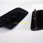 三厢车双层尾翼通用型碳纤维改装 尾翼底座脚掌打孔上螺丝安装