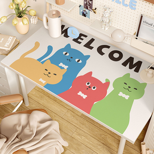 可爱卡通书桌垫课桌壁纸办公桌儿童学生学习专用防水桌面保护垫子