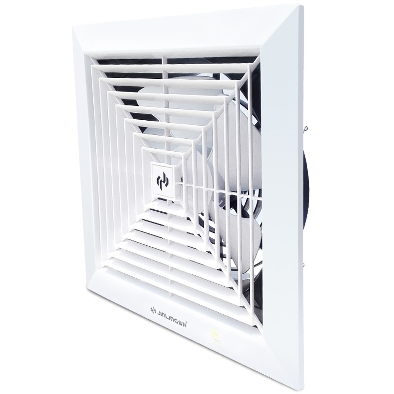 金羚12寸天花排气扇吊顶超大风量吸顶式直排换气扇APT30-6-30(B)