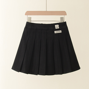 女童半身裙秋冬装2023新款儿童套装秋冬季学院风JK百褶短裙女孩裙