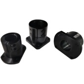 导向轴支座STHWRB法兰轴承座开口标准型轴承支架钢制光轴固定座圆