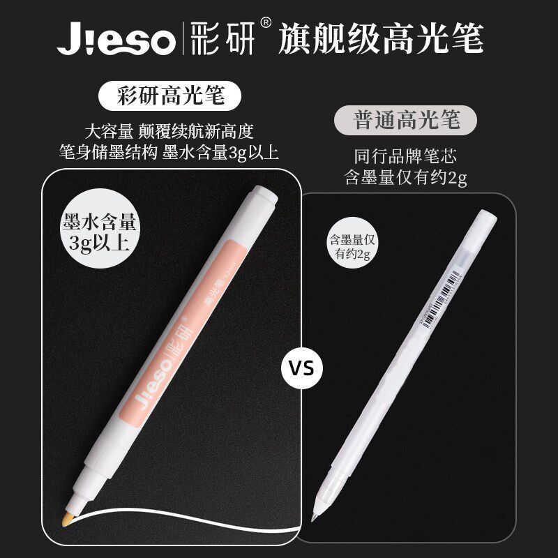 彩研高光笔白色高尔乐油画棒工具0.7/1.2/2.0mm素描漫画