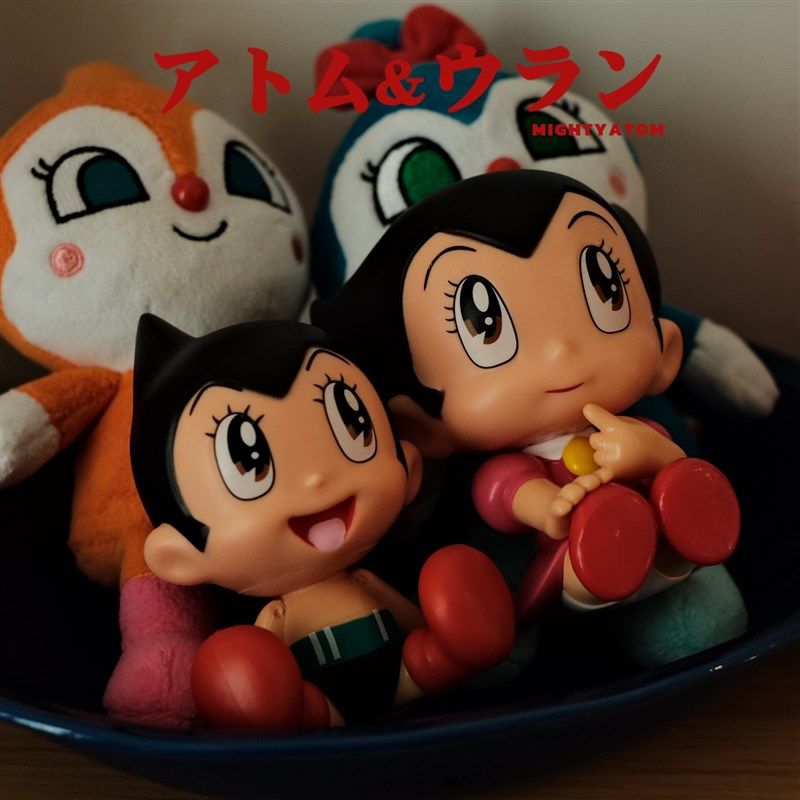 昭和的风吹来了怀旧动画小金刚妹妹小兰公仔模型摆件卡通装饰