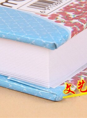 约200页空白纸 方便签本可撕便签纸 硬壳方形办公 小号记事本10本