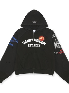 【官方正品】VandyThePink x Protocol Index 黑色改造连帽衫