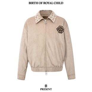 BIRTH ROYAL CHILD 灯芯绒城堡夹克翻领外套 BORC 官方正品
