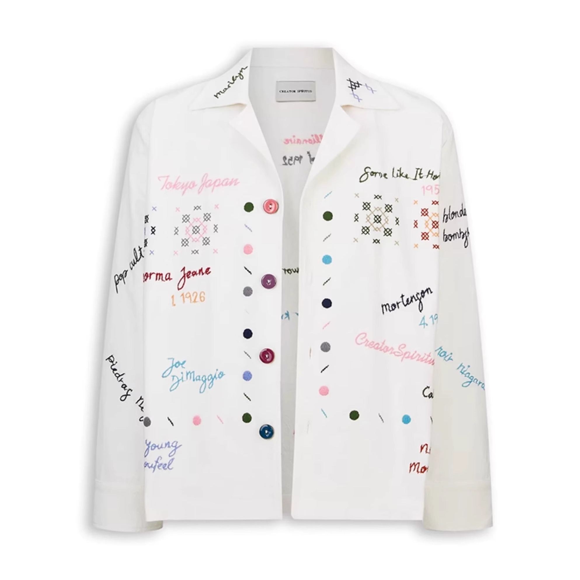 CreatorSpiritus手工刺绣衬衫