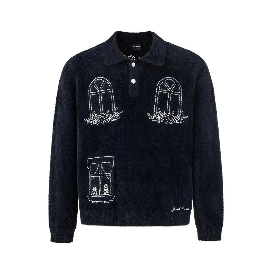 GOODBRAND花园窗台仿貂绒毛衣