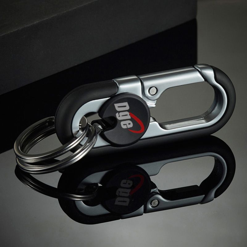 情侣商务腰挂男女汽车钥匙扣挂件锁匙创意钥匙圈开瓶带拆快递