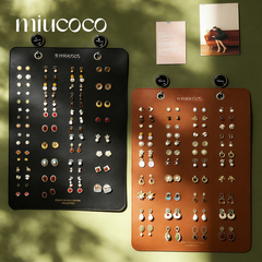 壁挂耳钉耳环收纳神器高级小众首饰挂袋门后挂墙上耳饰品展示架