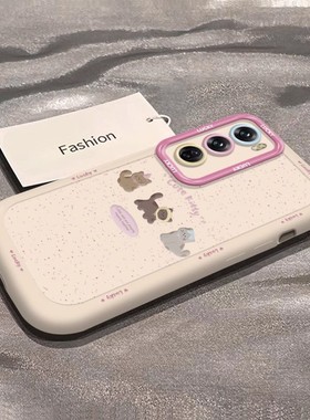 opporneo12手机壳情侣款reno11小众创意10pro三只小猫9/8全包硅胶防摔reno7网红爆款6/5G不会撞壳的4se保护套