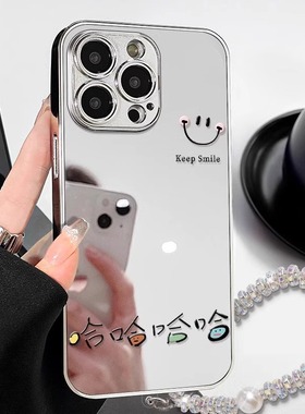 适用OPPOfindX8手机保护壳FindX6新女款x5高级感Reno13小众创意12/11补妆镜10Pro+手錬oppo系列A97全包A93s防