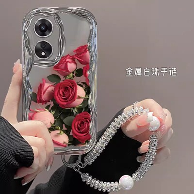 OPPO新款高端电镀银全包防摔软壳