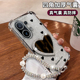 适用vivoS30手机壳S20爱心镜子s19高级感s18少女心s17Pro新款 s16e全包透明s15电镀四角防摔s12带手链s10软壳