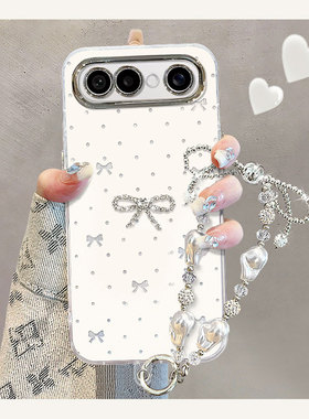 适用vivoS50Promini手机壳S30新款女S20闪钻蝴蝶结s19Pro超好看手链s18e自带镜头膜s17全包防摔s16保护套s15