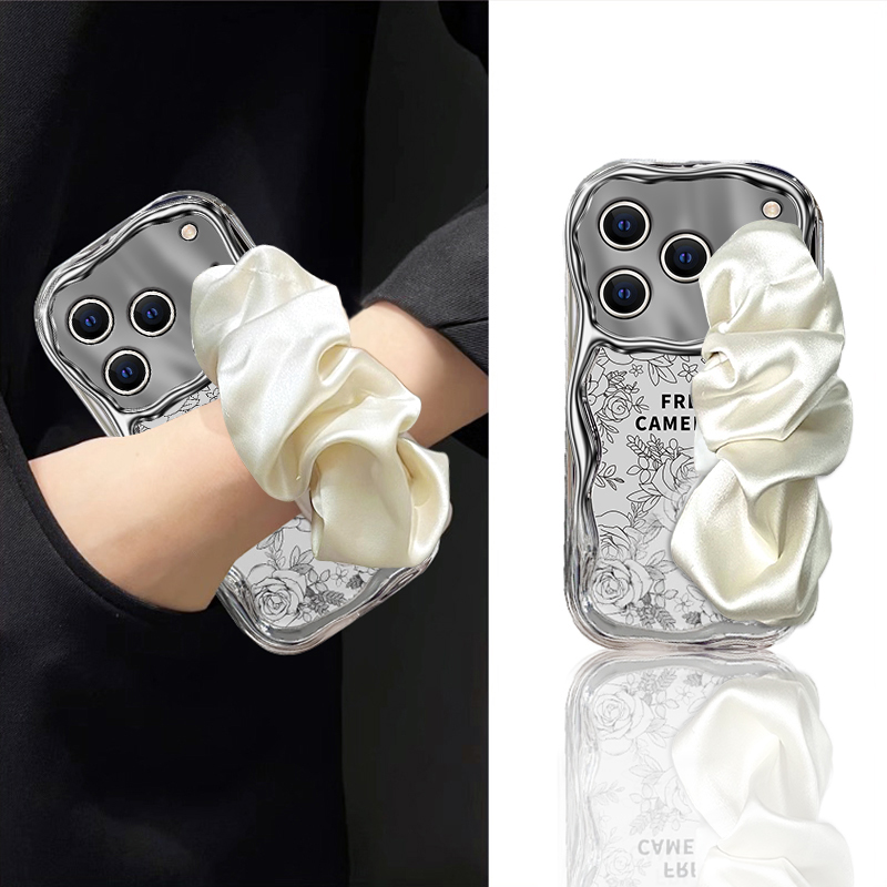 适用苹果新款个性创意腕带挂绳壳