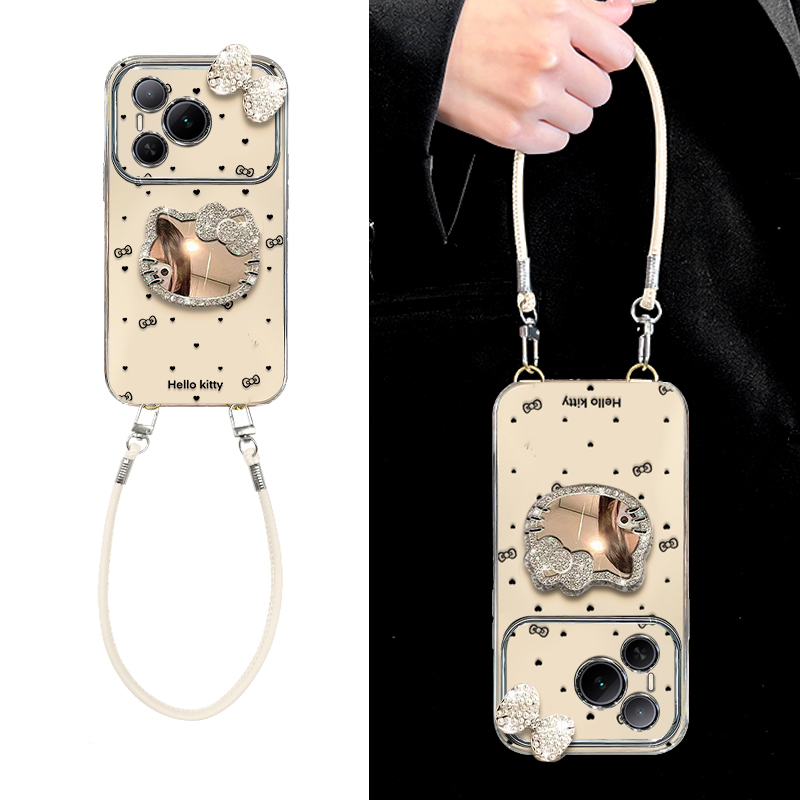 适用荣耀新款高级感带挂绳保护套