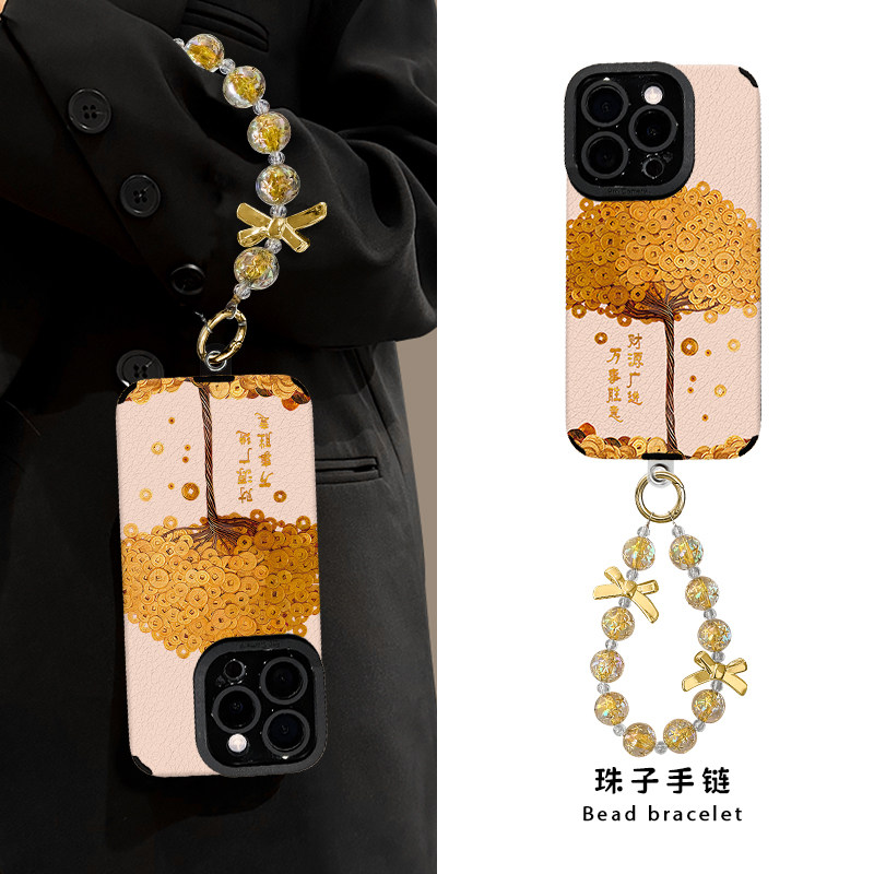 发财树适用iPhone16Pro手机壳15Plus贴皮全包14Promax磨砂防摔13保护套12女款11苹果17高级感8/7带挂绳X软壳,3C数码配件,手机保护套/壳,淘宝优惠券,粉丝福利购,淘宝优惠卷