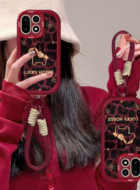 适用一加15手机壳13T豹纹小马12/11新年款2026高级感OnePlus一加ACE6带挂绳5至尊版3Pro全包防摔2v硅胶保护套