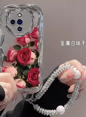 适用OPPOfindx7手机壳新款女find x8全包防摔x7ultra简约小众x6个性创意x5红色玫瑰OPPO高端k12x轻奢k11软壳