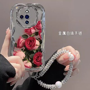 适用OPPOfindx7手机壳新款女find x8全包防摔x7ultra简约小众x6个性创意x5红色玫瑰OPPO高端k12x轻奢k11软壳