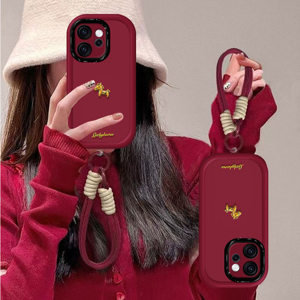 适用OPPOReno15手机壳Reno14小马公仔13Pro可爱卡通12网红爆款11高级感女10保护套reno9全包8防摔7硅胶6挂绳