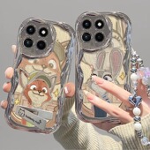 适用小米14手机壳15Pro新款 电镀银13ultra全包防摔12Pro朱迪尼克mi11卡通创意10s支架挂绳civi4Pro超薄3 2套