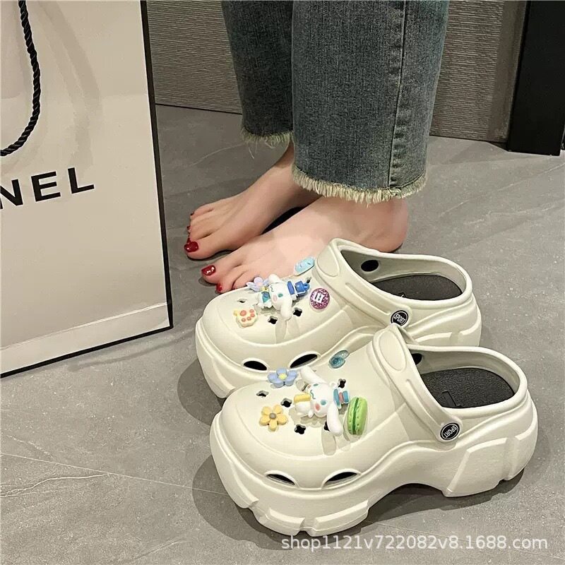 洞洞鞋女款夏季外穿踩屎感增高