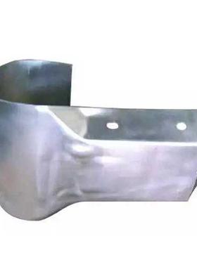 高速公路乡村道路波形护栏板厂家三波两波配件R16250喷塑端头弯头