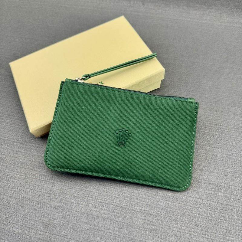 搭界 手表收纳盒瑞士高级钟表出差旅行墨绿帆布手表便携收纳包袋