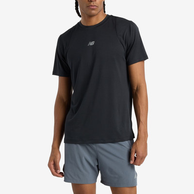 New Balance新百伦正品男速干透气圆领休闲运动短袖T恤MT51607-BK