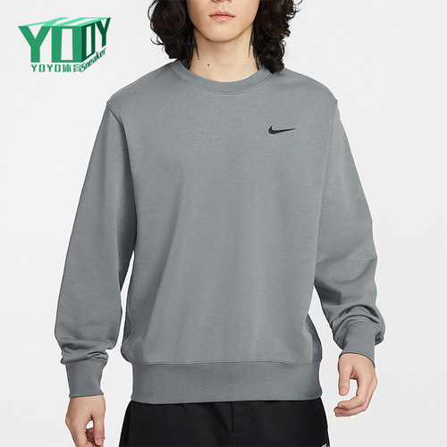 Nike/耐克正品Club男士休闲刺绣圆领套头耐穿运动卫衣IR0104-084