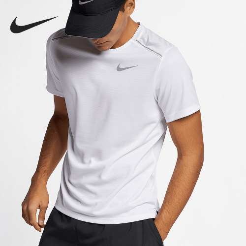 Nike/耐克正品夏季新款男士运动跑步透气训练短袖AJ7566-100