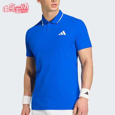 Adidas/阿迪达斯正品TENISTENIS新款男网球经典短袖POLO衫KE6689