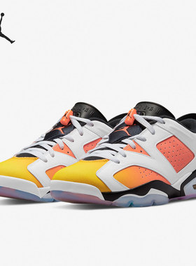 Nike/耐克正品Air Jordan 6 男子低帮运动篮球鞋 DC1048-110