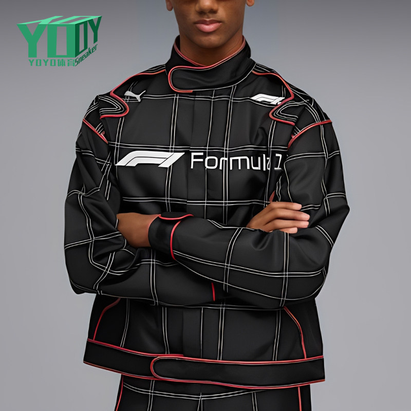 Puma/彪马正品F1赛车夹克新款男黑红色街头经典夹克外套632988-01