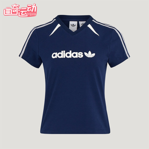 Adidas/阿迪达斯正品三叶草BLKTWT-SHIRT新款女经典短袖T恤KU4762