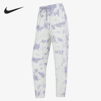 Nike/耐克正品秋季新款女子运动宽松扎染休闲长裤DM6715-580