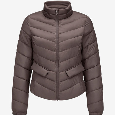 Skechers斯凯奇正品Freedom自在系列女立领羽绒服P424W176-0547
