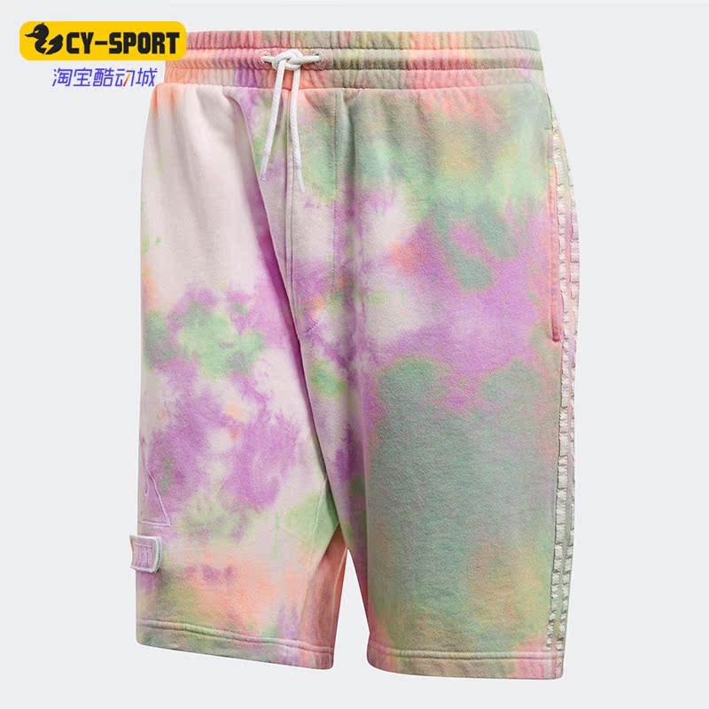 Adidas/阿迪达斯正品三叶草男子时尚透气休闲运动五分短裤 CW9417